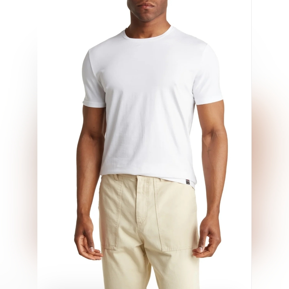 Crew Neck Solid T-Shirt Size L NWT